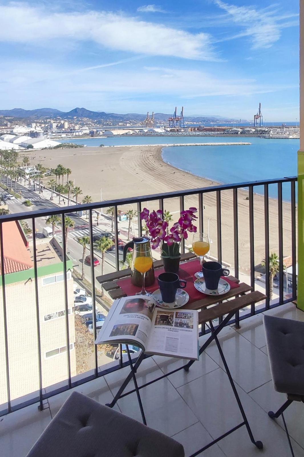 מאלגה Apartamento Mirador Del Mediterraneo מראה חיצוני תמונה